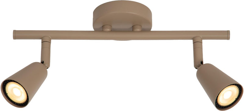 Lucide tiana - lámpara de pared spot - 2xgu10 - topo | esencial