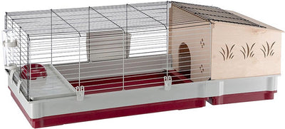 Jaula para roedores Ferplast krolik 140 plus - madera - 142 x 60 x 50 cm