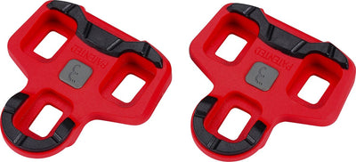 Bbb cycling look keo cleats road bike - multiclip - 7° clearance - cleats with non-slip rubber pads - compatible with look keo pedals - red - bpd-04a