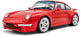 No car brand porsche 911 carrera rs (993) solido modelo coche 1:18 1997 s1810104 modelo a escala