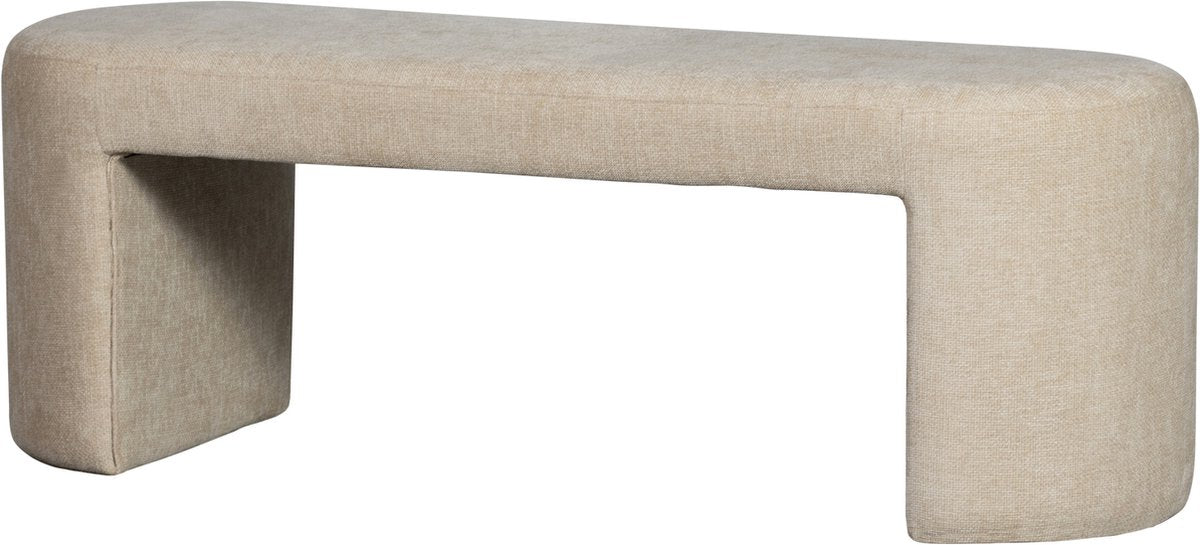 Banco madera jacob - chenilla - natural - 46x130x46
