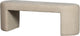 Banco madera jacob - chenilla - natural - 46x130x46