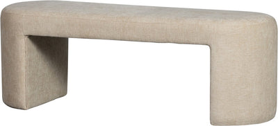 Panca Jacob in legno - ciniglia - naturale - 46x130x46