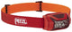 Petzl actik - linterna frontal - 450 lúmenes - ligera y versátil - para acampar, hacer senderismo y correr - roja