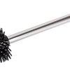 Wenko vervangborstel siliconen met rvs steel, lengte 35cm, borstelkop ø 7,5cm - toiletborstel - wc borstel los - losse toiletborstel - hygiënisch, sneldrogend en slijtvast