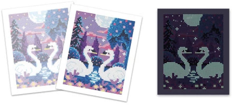 Janod - estudio - pintura de diamantes - luz de luna