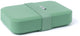 Amuse Lunch Box grande salvia - portapane con elastico - portapane - regolabile in altezza - senza BPA - verde - 900ml