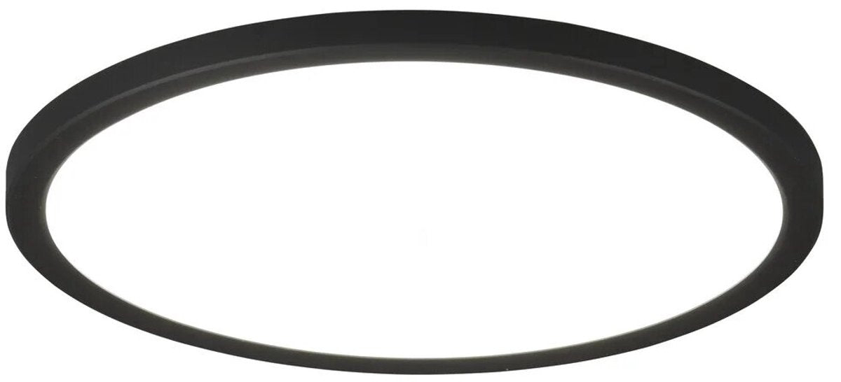 Rl live your light reality aureo - lampada da soffitto - nero opaco - incl. 1x smd 18w - 29 cm