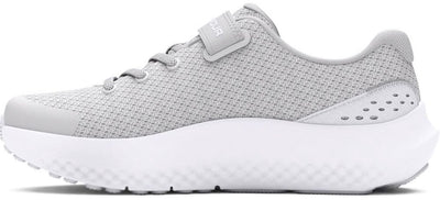 Scarpe sportive da ragazza Under Armour UA GPS Surge 4 AC-Grey - Halo Grey - Bianco - Iridescente