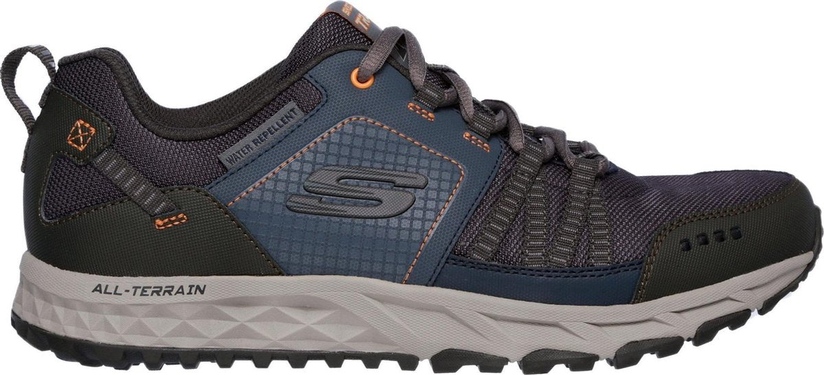 Scarpe da passeggio da uomo Skechers escape plan - blu scuro