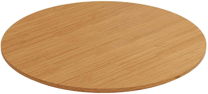 El estante superior para brasero 70 de Höfats convierte el brasero en una mesa auxiliar: antideslizante y estable gracias a la muesca, de bambú macizo con revestimiento resistente a los rayos UV