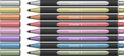 Schneider writing instruments schneider metallic liner - paint-it 020 - 1-2mm - 8 pieces - s-ml02011502