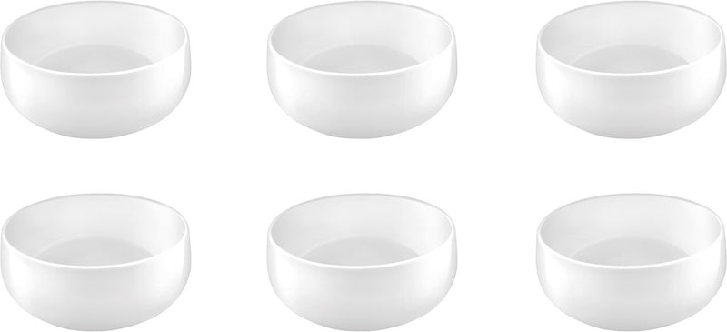 Medard de noblat - yaka bianco - ciotola 13 cm - 6 parti - porcellana