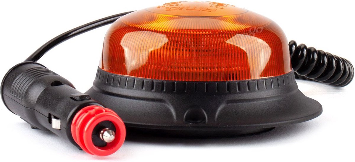 Lampeggiante di emergenza Amio arancione con magnete 18LED 12 24V