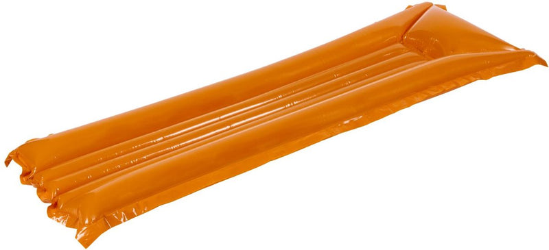 Materassino ad aria Eddy Toys - materassino ad aria 174 x 59 x 18 cm con cuscino - materasso ad aria - materassino ad aria gonfiabile fino a 80 kg - materassino ad aria per piscina per adulti e adolescenti - arancione