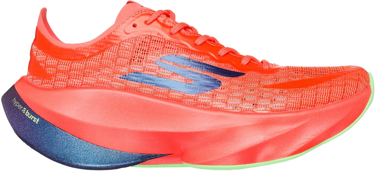 Skechers skx aero tempo dames sportschoenen - coral blauw