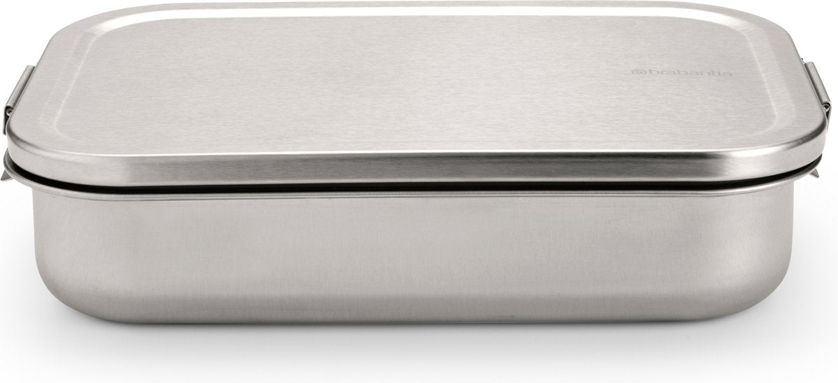 Brabantia make take lunchbox broodtrommel - large -rvs