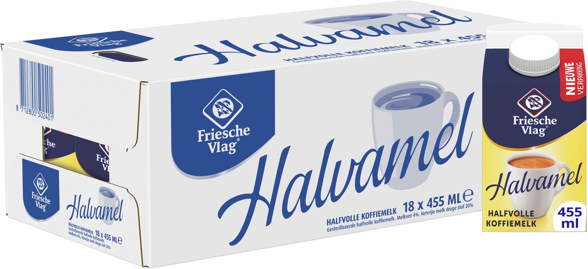 Confezione halvamel bandiera frisone (18x 455ml)