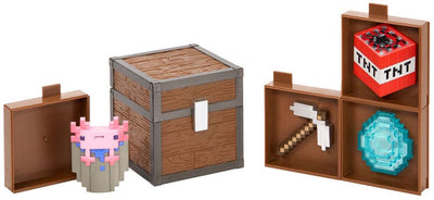 Collezione Noble Minecraft Loot Chest Caves Replica da 10 cm: in scala ridotta