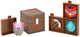 Colección noble de cuevas de cofres de botín de Minecraft réplica de 10 cm: reducida a escala