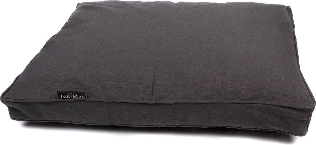 Cuscino per cani Lex max prof grigio - lettino per box - 90 x 65 cm