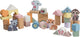 Joueco the Wildies Wooden Blocks, 50st
