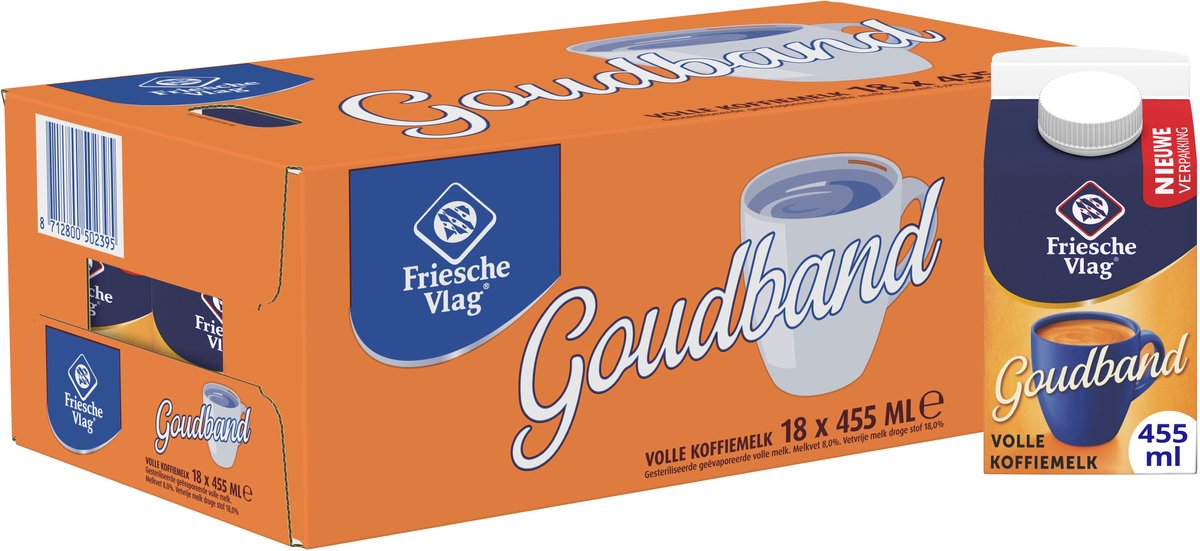 Paquete de bandas doradas con bandera de Frisia (18x 455 ml)
