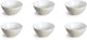 Medard de noblat - oslo bianco - ciotola piccola 13 cm - 6 pezzi - gres