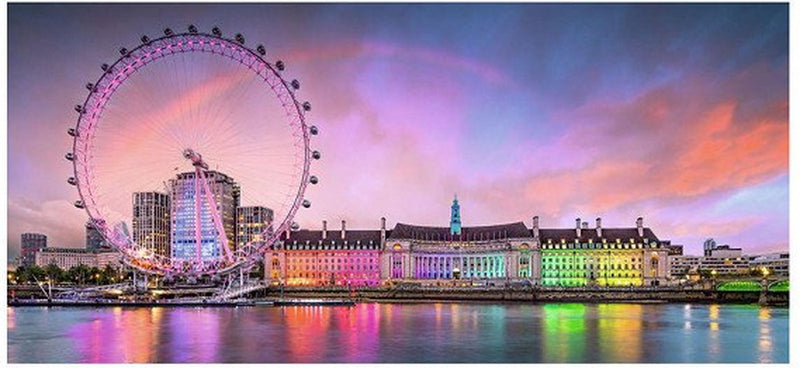 Ravensburger Jigsaw Puzzle Kunterbuntes Londres, 2000.