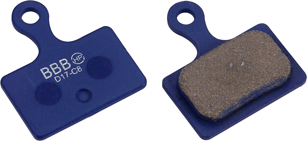 Bbb cycling discstop remblokken - schijfremblokken - compatibel met shimano schijfremmen - blauw - bbs-561