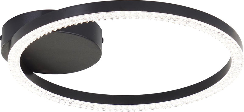Brilliant aurelia - lampada da soffitto - cristallo LED 11w - 4000k - nero