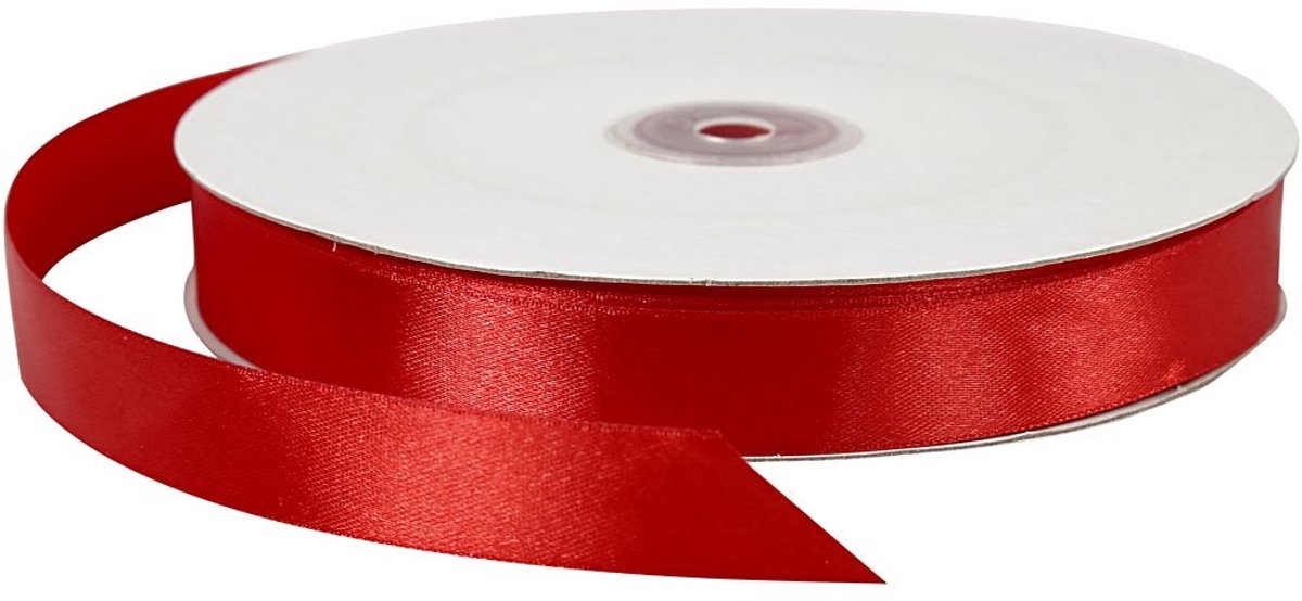 Creative Company Satin Ribbon Red, 100m
