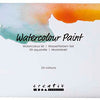 Colortime waterverfset - palet met 24 kleuren en kwast