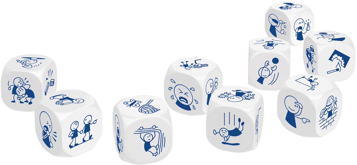 Asmodee rory's story cubes actions dice game