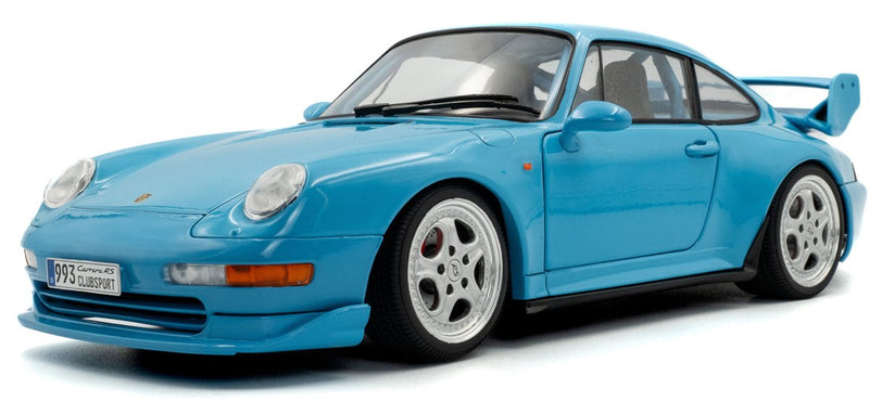 No car marca porsche 911 clubsport (993) solido modelo coche 1:18 1997 s1810101 escala modelo