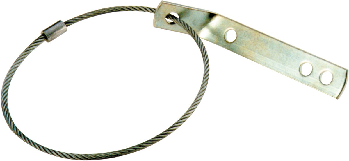 Cable Carpoint + placa de montaje para acoplamiento auxiliar - acero - para remolque