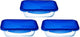 Pyrex - contenitore per il pranzo cook go con coperchio 800 ml set da 3 pezzi - blu trasparente