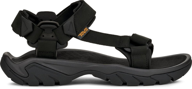 Sandalias de hombre Teva m terra fi 5 universal de piel - negro - phantom