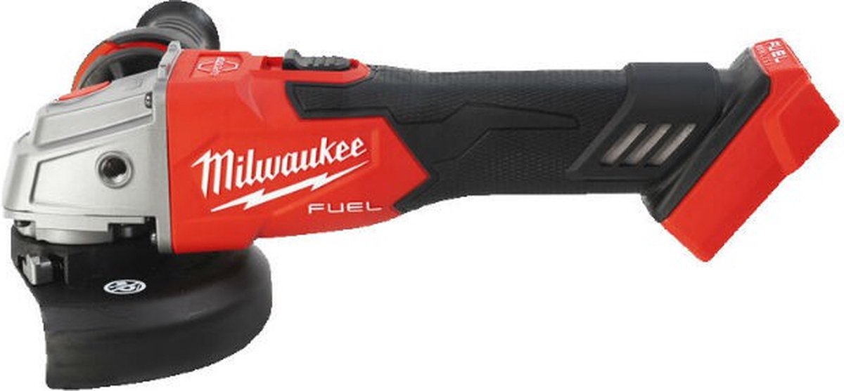 Milwaukee m18 fsag125xb-0x accu haakse slijper 125mm 18v basic body in hd box - 4933478429