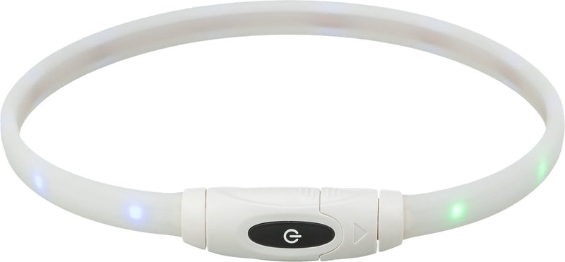 Trixie lichtgevende halsband hond usb siliconen oplaadbaar meerkleurig