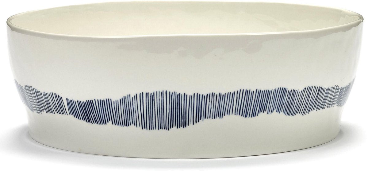 Serax - ottolenghi banquete - ensaladera - blanco azul - 28 ø