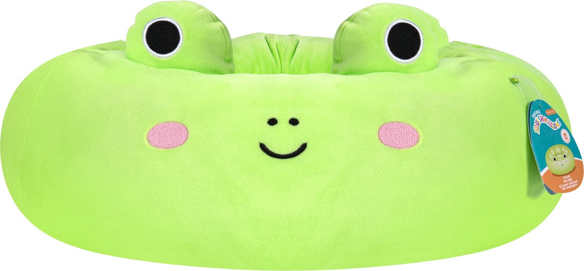 Jazwares pets squishmallows jaz pet toys squishmallows pet bed wendy the frog 60cm