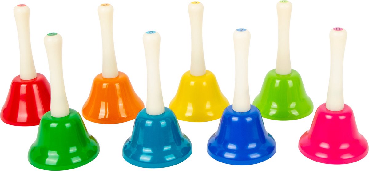 Pequeñas hojas de color de pie, juego de 8
