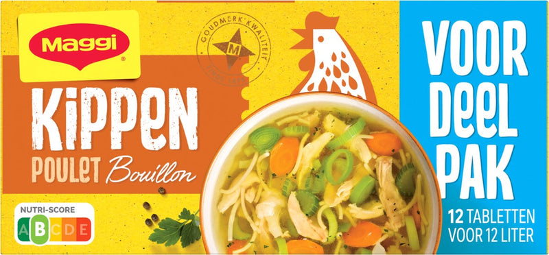 Maggi brodo di pollo confezione risparmio - 20 scatole x 12 cubetti - confezione risparmio