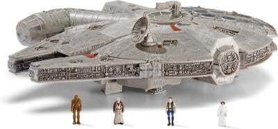 Jazwares star wars presenta vehículo halcón milenario de 23 cm