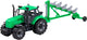 Cavallino Toys Cavallino Tractor con Ploeg Green, Scala 1:32