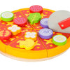 Play Snijing in legno di piccoli piedi rimane il set di pizza, 21dlg.