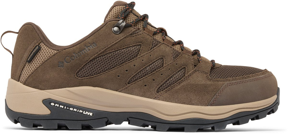 Columbia redmond™ iv botas de montaña impermeables bajas para hombre - cordovan, tangy orange
