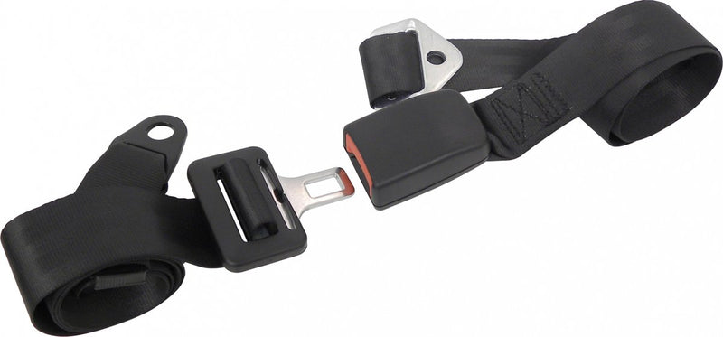 Cintura di sicurezza Carpoint Black regolabile a 2 lati a 2 punti