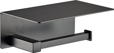 Plieger altea wc rolhouder met plateau – wandmontage – matzwart
